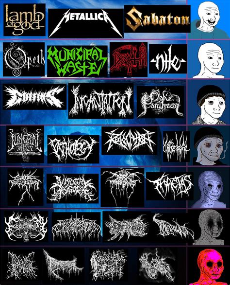 metal logos|Your Custom Metal Band Logo